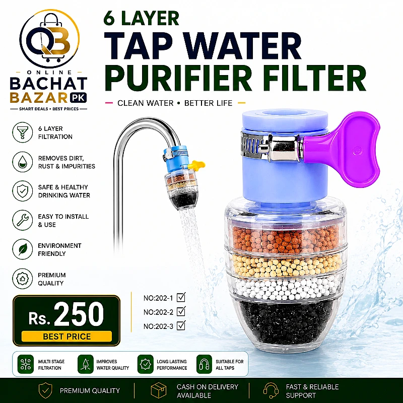 6 Layer Tap Water Purifier Filter  - Product Image