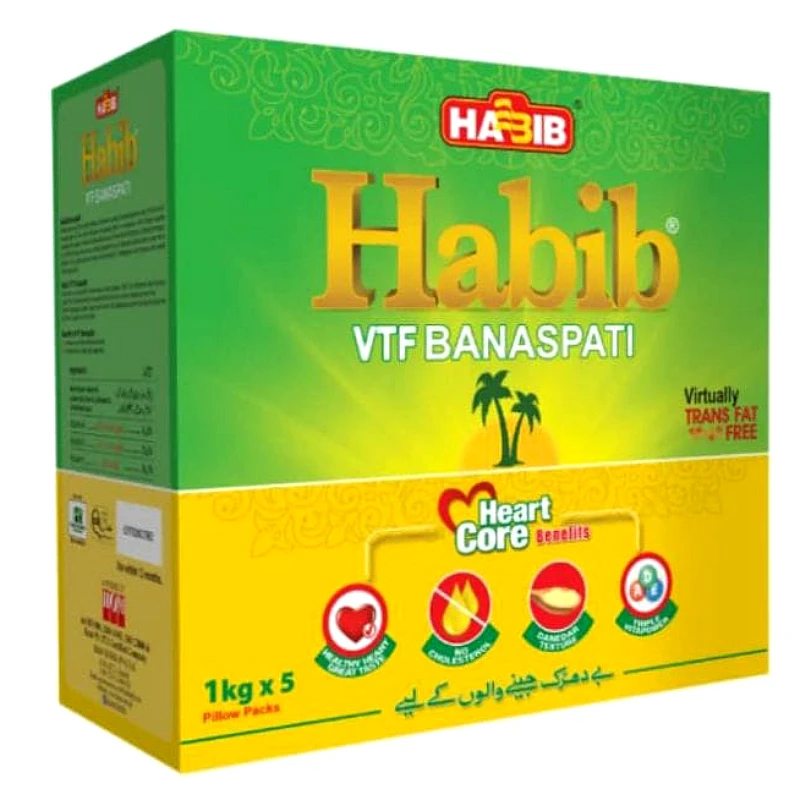 Habib VTF Banaspati 1kg × 5 Packs - Product Image